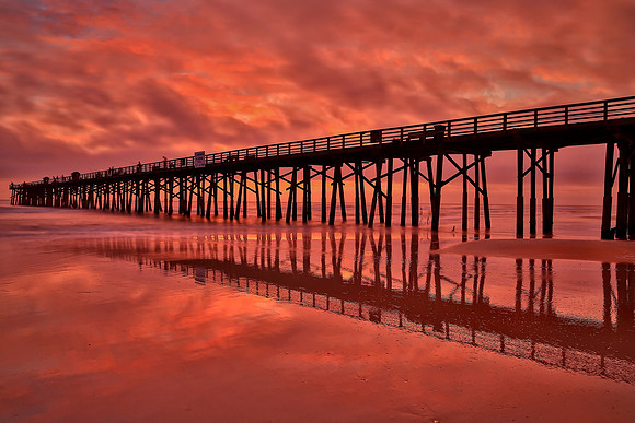 Sunrise, Flagler Beach pier, FL