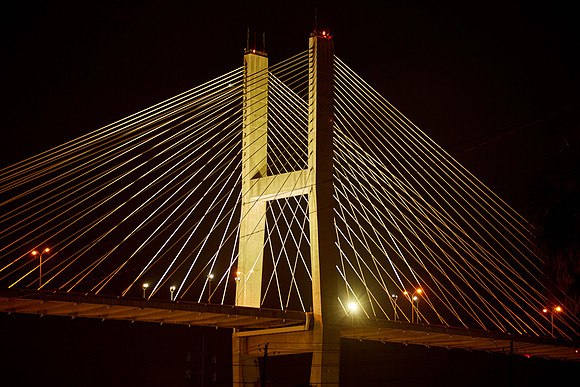 Nighttime in Savannah, GA