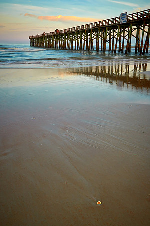 Sunset, Flagler Beach pier, FL