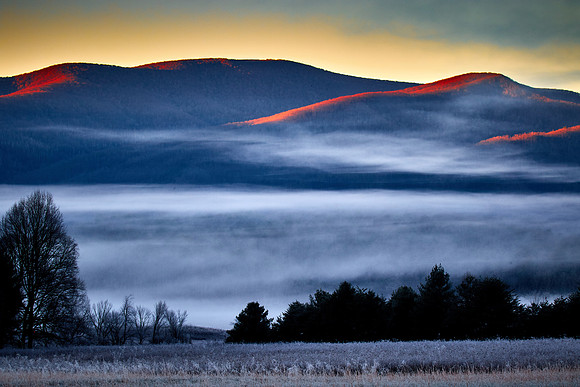 Sunrise at Cades Cove, Great Smokey  Mountain National Park, TN