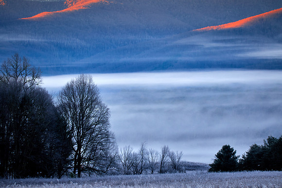 Sunrise at Cades Cove, Great Smokey  Mountain National Park, TN