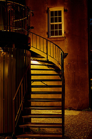 Nighttime in Savannah, GA