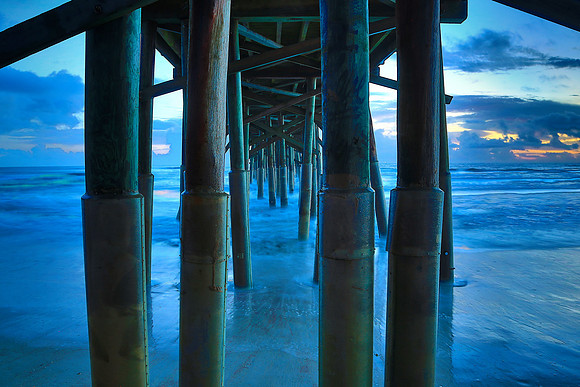 Sunrise, Flagler Beach pier, FL