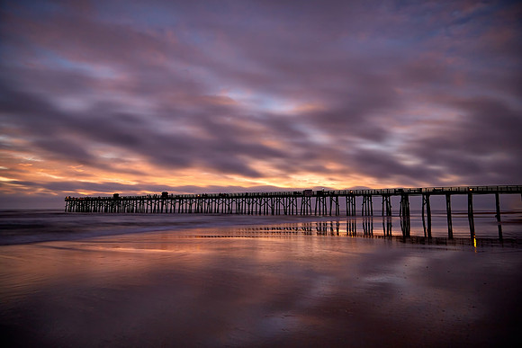 Sunrise, Flagler Beach pier, FL