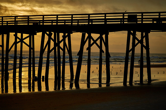 Sunrise, Flagler Beach pier, FL