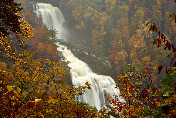 Upper Whitewater Falls, NC (in the rain)