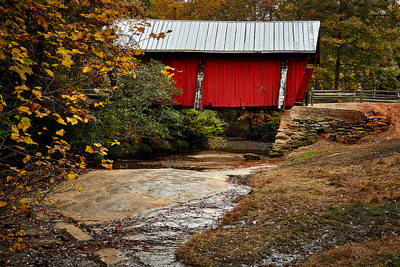 Campbell's Covered Bridge,  Gowensville, SC (bulit in 1909)