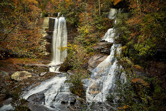 Eastatoe Falls—Twin Falls, Sunset, SC