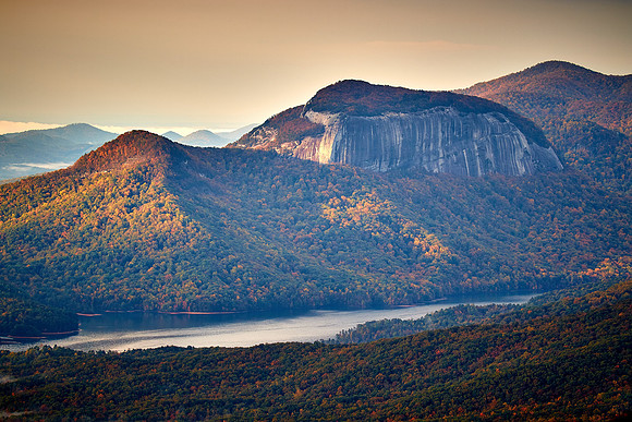 Sunrise, Table Rock from Caesar's Head, Cleveland, SC