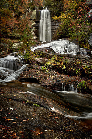 Eastatoe Falls—Twin Falls, Sunset, SC