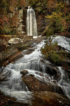 Eastatoe Falls—Twin Falls, Sunset, SC