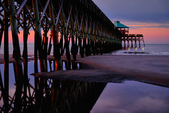 Sunrise on Folly Beach, SC