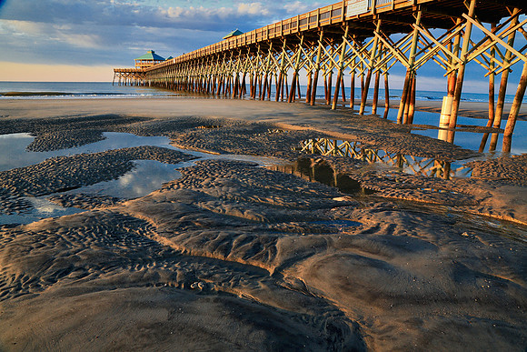 Sunrise on Folly Beach, SC