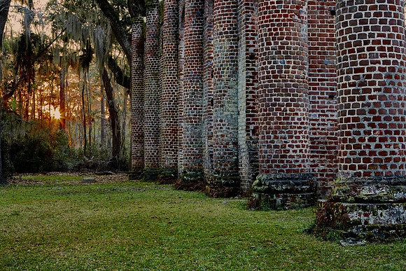 Old Sheldon Church Ruins