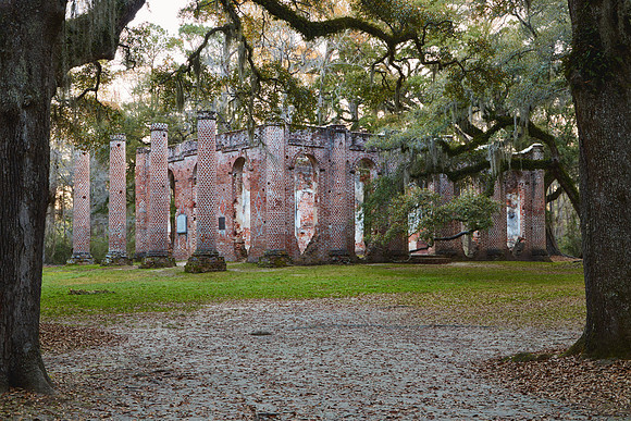 Old Sheldon Church Ruins