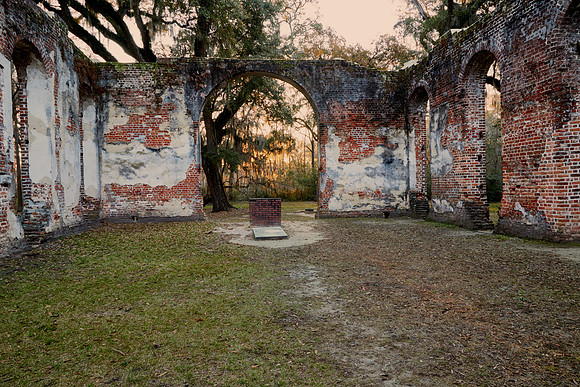 Old Sheldon Church Ruins