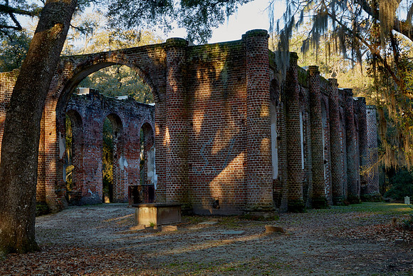 Old Sheldon Church Ruins