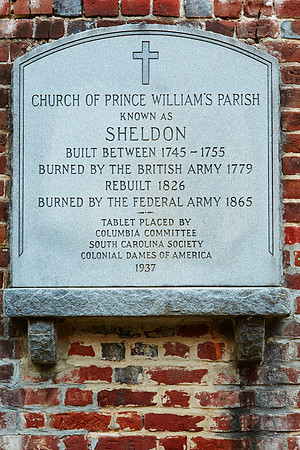 Old Sheldon Church Ruins