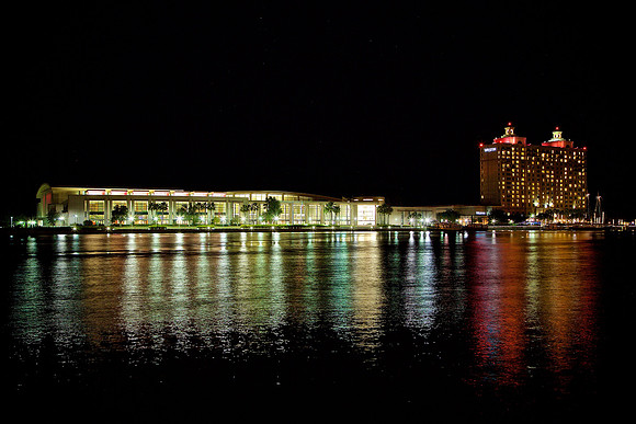 Nighttime in Savannah, GA