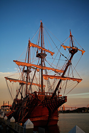 Sunrise, Savannah Riverfront, GA
