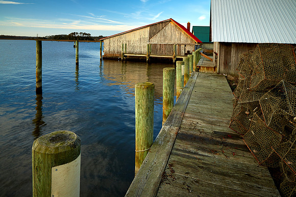 Sunrise at Taylor's Landing near Greenbackville, VA