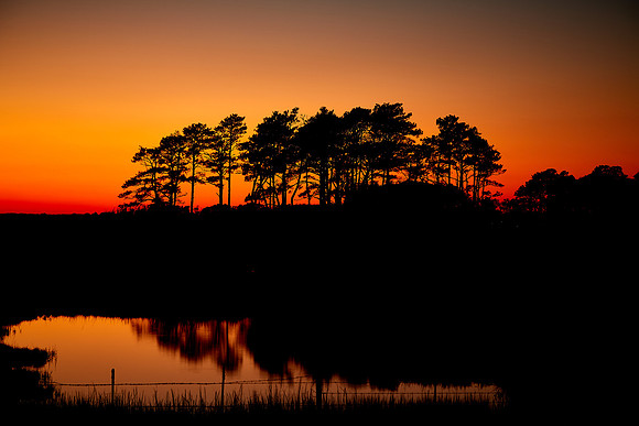 Sunset, Beach Road, Chincoteague National Wildlife Refuge, VA