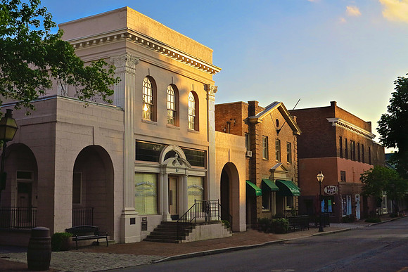 Jonesborough at sundown