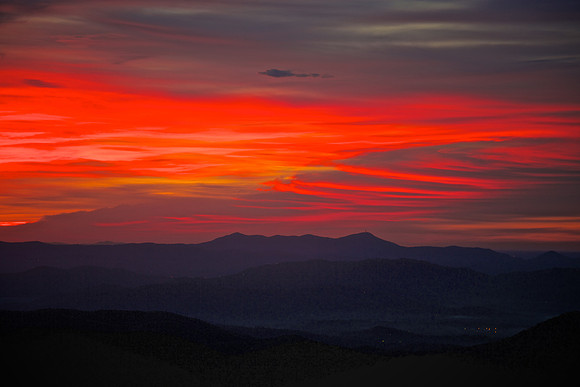 Sunrise, Pounding Mill Overlook, Blue Ridge Parkway