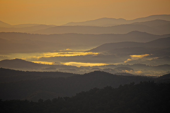 Sunrise, Pounding Mill Overlook, Blue Ridge Parkway