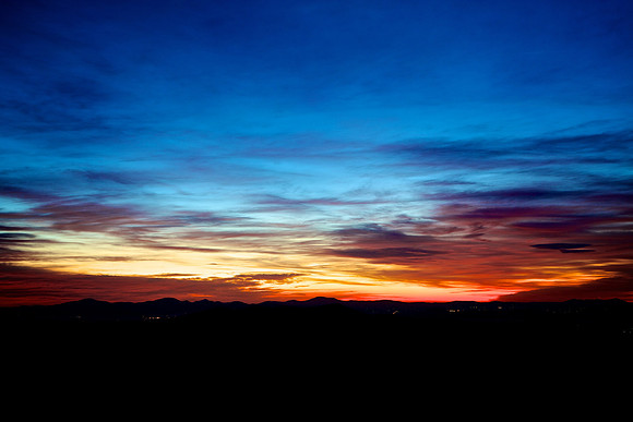 Sunrise, Pounding Mill Overlook, Blue Ridge Parkway