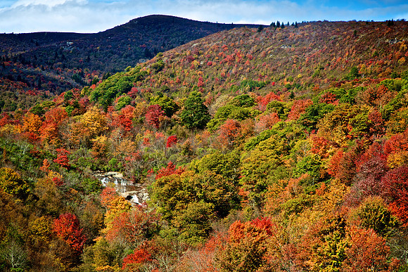 Lower Graveyard Fields Falls, Blue Ridge Parkway