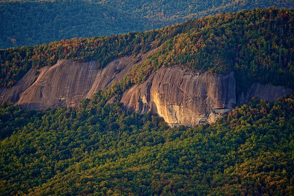 Looking Glass Rock, Sunrise, Pounding Mill Overlook, Blue Ridge Parkway