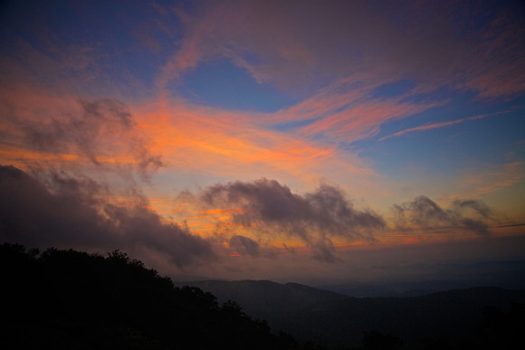 Sunrise on the Blue Ridge Parkway