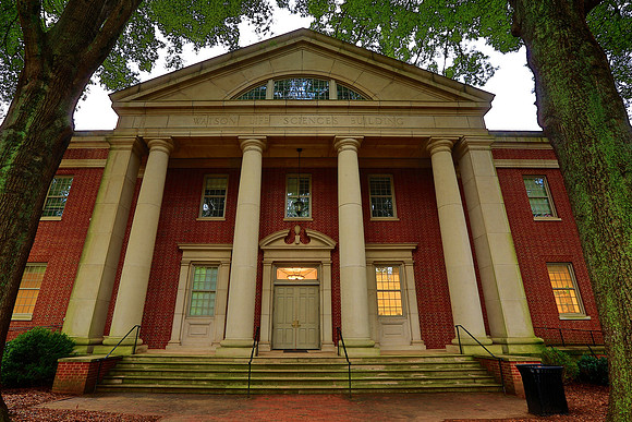 Davidson College in the Morning