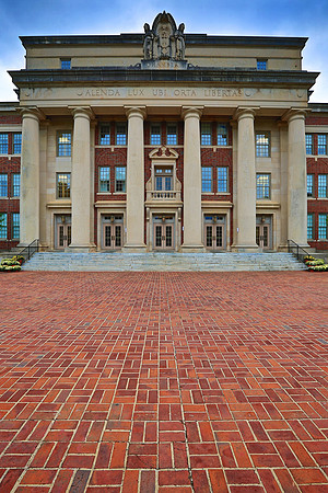 Davidson College in the Morning