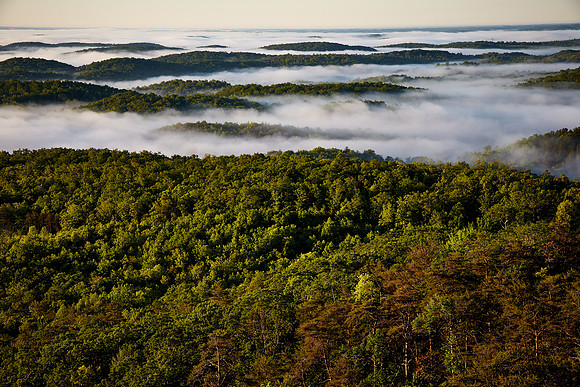 Sunrise at Bald Rock, South Carolina