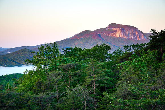 Sunrise at Bald Rock, South Carolina