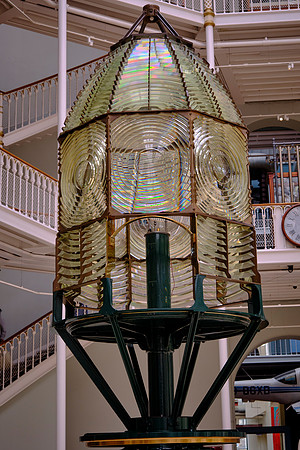 David Stevenson used this Fresnel lens in one of his Scottish lighthouses, now in the National Museum of Scotland.