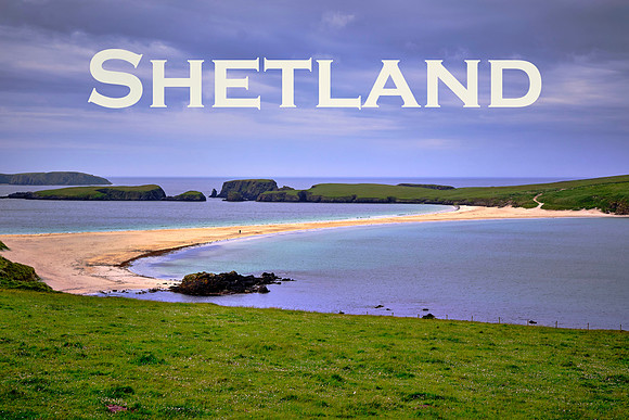Shetland is an archipelago in Scotland lying between Orkney, the Faroe Islands, and Norway.