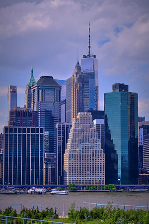 Water Street, Lower Manhattan, New York City from Brooklyn Heights
