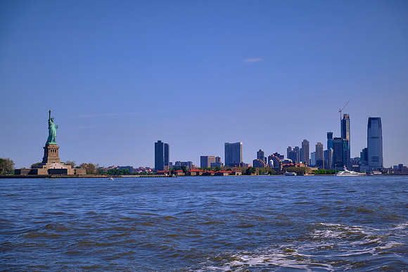 Across the Upper Bay of the Hudson River to Staten Island, New York City