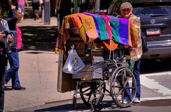 Moving day in the Borough of Queens, New York City