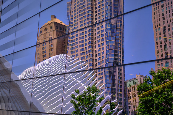 Reflection: World Trade Center Transportation Hub, Lower Manhattan, New York City