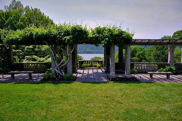 Wave Hill Public Gardens, Hudson Hill, Riverdale, the Bronx, New York City (on the Hudson River)