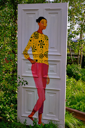 The High Line is a 1.45-mile-long elevated linear park, greenway, and rail trail created on a former New York Central Railroad spur on the west side of Manhattan in New York City.