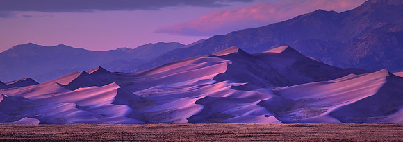 Sunset over Great Sand Dunes National Park, Colorado