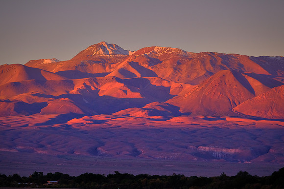 Sunset over the Andes Mountains, San Pedro de Atacama, Chile