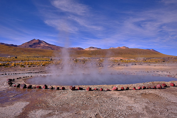 El Tatio Geyser Field, Andes Mountains, Chile (third largest in the world)