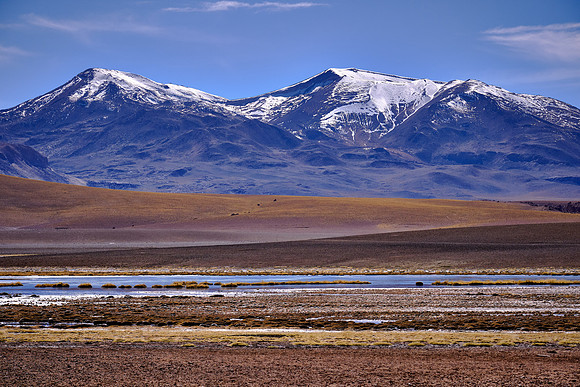 Andes Mountains and altiplano wetlands, northern Chile