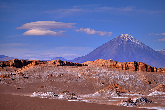 Sairecabur Volcano near Moon Valley, San Pedro de Atacama, Chile